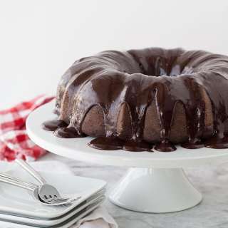 Devil’s Food Bundt Cake with Chocolate Espresso Ganache