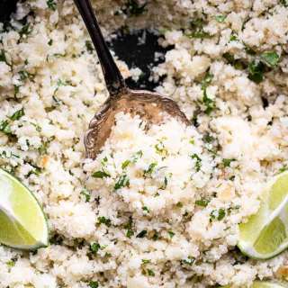 Cilantro-Lime Cauliflower Rice