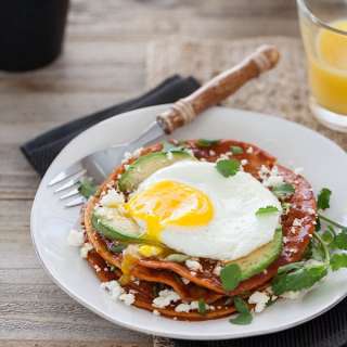 Stacked Breakfast Enchiladas