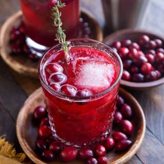 Cranberry Sauce Bourbon Cocktail