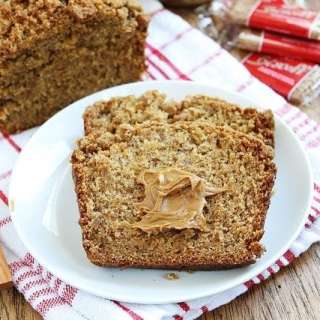 Biscoff Banana Bread with Biscoff Cookie Streusel