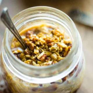 Vegan Pecan Pie Overnight Oats