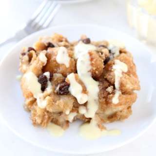 Bread Pudding with Vanilla Custard Sauce