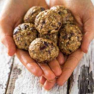 Almond Energy Balls with Cranberry, Maple and Vanilla