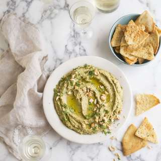 chargrilled zucchini hummus