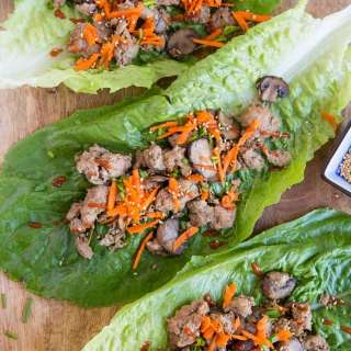Instant Pot Asian Turkey Lettuce Wraps