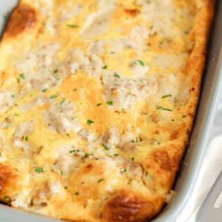 Biscuits and Gravy Casserole