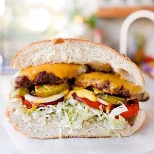 The Best Garlic Burgers EVER