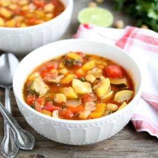 Vegetable Lime Chickpea Chili