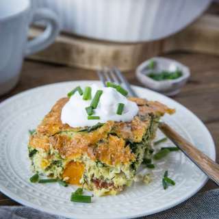 Butternut Squash & Bacon Breakfast Casserole