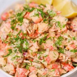 Crab Salad Recipe (Seafood Salad)