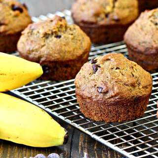 Irresistible Vegan Banana Chocolate Chip Muffins