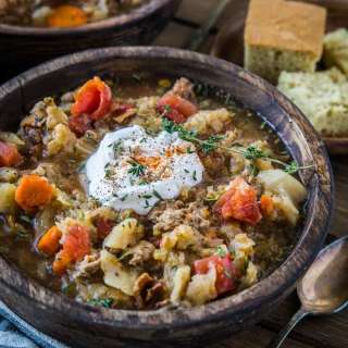 Instant Pot Sausage and Cabbage Stew