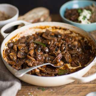 Mushroom bourguignon