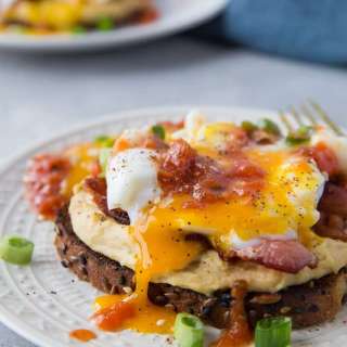 Huevos Rancheros Hummus Toast