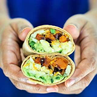 Healthy Make-Ahead Breakfast Burritos