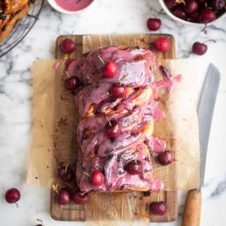 Cherry Babke with Instant Pot cherry preserve