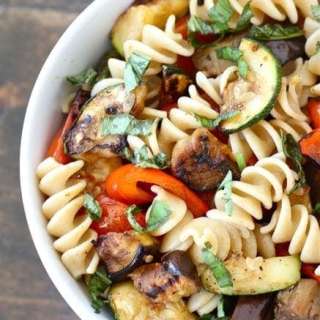 Grilled Ratatouille Pasta Salad