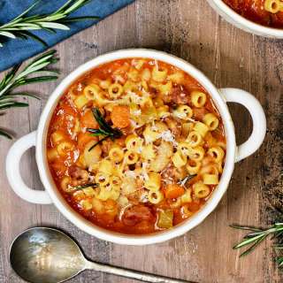 Pasta e Fagioli (Pasta and Beans Soup)