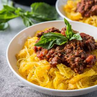 Spaghetti Squash Bolognese