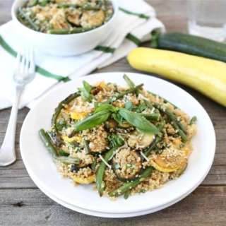 Quinoa with Grilled Summer Squash & Green Beans