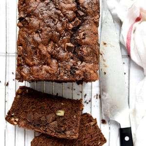 Double Chocolate Zucchini Bread
