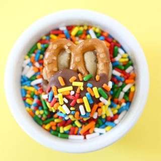 Cookie Dough Pretzel Bites