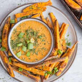 Sweet Potato Fries with Chipotle Dipping Sauce