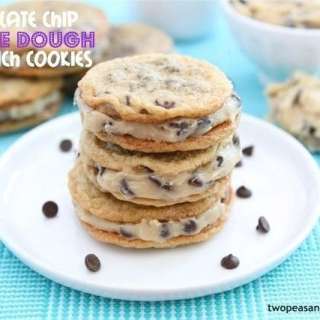 Chocolate Chip Cookie Dough Sandwiches