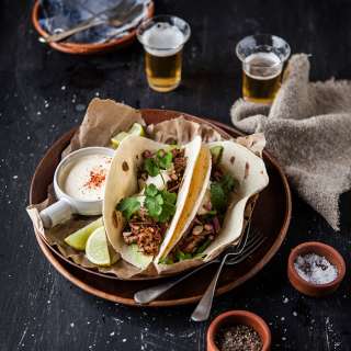Mexican short rib tacos made in a crockpot