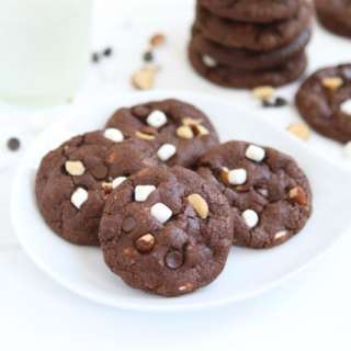Mini Rocky Road Cookies
