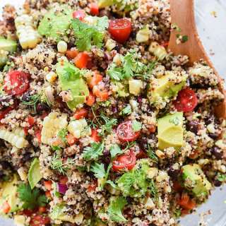 Latin Chipotle Quinoa Salad with Avocado