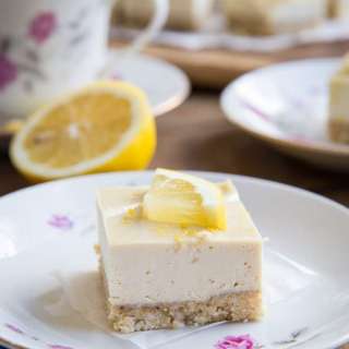 No-Bake Paleo Lemon Bars (Vegan)