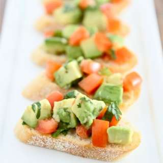 Guacamole Bruschetta