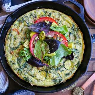 Summer Vegetable Avocado Frittata
