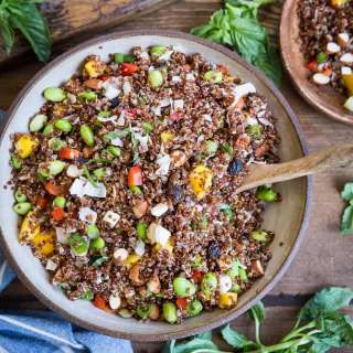 Mango Edamame Quinoa Salad