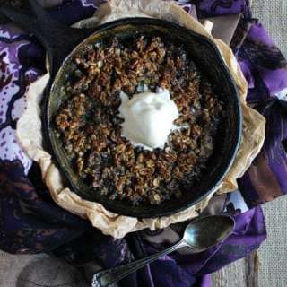 Cobbler Recipe With Plums and Rhubarb