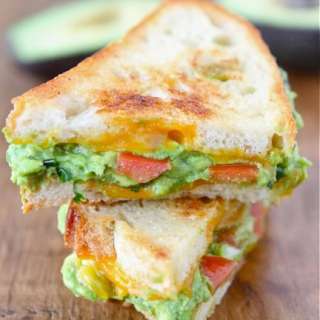 Guacamole Grilled Cheese Sandwich