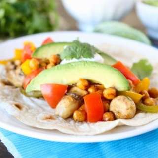 Roasted Chickpea Fajitas