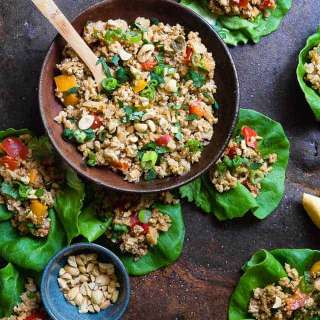 Asian Crockpot Lettuce Wraps
