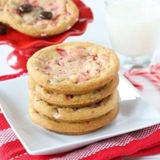 Chocolate Chip Peppermint Crunch Cookies