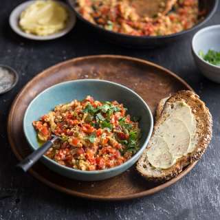 Menemen: delicious Turkish scrambled eggs