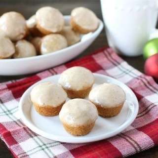 Mini Eggnog Doughnut Muffins
