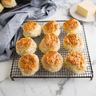 Easy lemonade scones with cheese & herbs