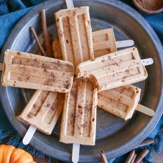 Pumpkin Spice Popsicles