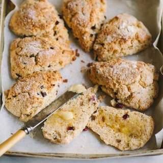 Pomegranate scones