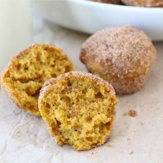 Baked Pumpkin Donut Holes