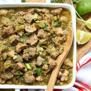 Slow Cooker Pork Chile Verde