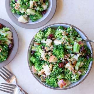 Broccoli Salad with Lemon Poppy Seed Dressing