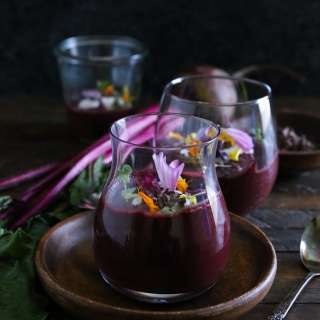 Vegan Beet Chocolate Pudding
